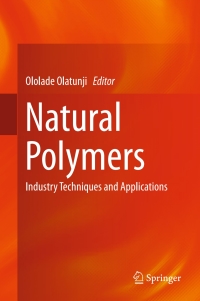 صورة الغلاف: Natural Polymers 9783319264127