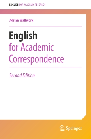 Omslagafbeelding: English for Academic Correspondence 2nd edition 9783319264332