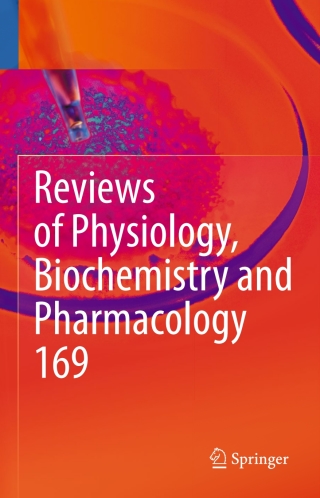 Cover image: Reviews of Physiology, Biochemistry and Pharmacology Vol. 169 9783319265636