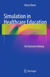 Cover image: Simulation in Healthcare Education 9783319265759