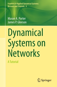 صورة الغلاف: Dynamical Systems on Networks 9783319266404