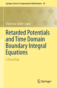 Cover image: Retarded Potentials and Time Domain Boundary Integral Equations 9783319266435