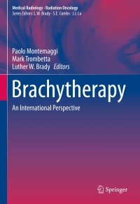 Imagen de portada: Brachytherapy 9783319267890