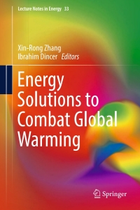 Cover image: Energy Solutions to Combat Global Warming 9783319269481