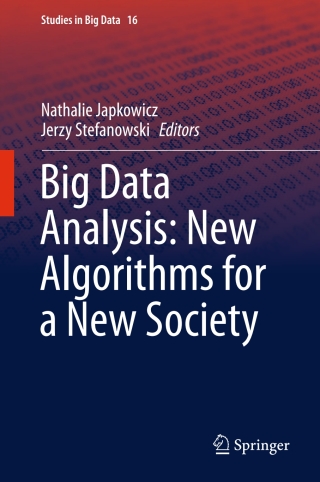 Imagen de portada: Big Data Analysis: New Algorithms for a New Society 9783319269870