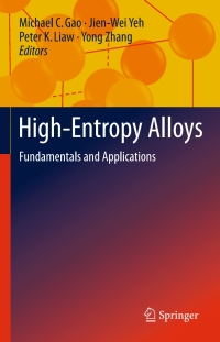 Cover image: High-Entropy Alloys 9783319270111