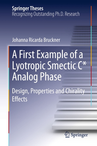 Imagen de portada: A First Example of a Lyotropic Smectic C* Analog Phase 9783319272023