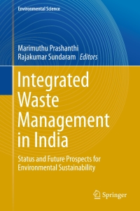 Cover image: Integrated Waste Management in India 9783319272269