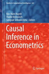 Cover image: Causal Inference in Econometrics 9783319272832