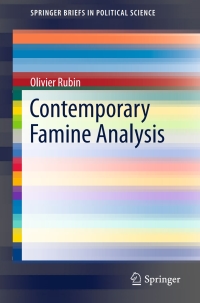 Cover image: Contemporary Famine Analysis 9783319273044
