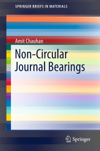 صورة الغلاف: Non-Circular Journal Bearings 9783319273310