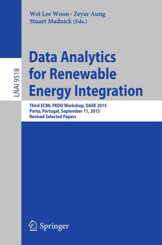 Cover image: Data Analytics for Renewable Energy Integration 9783319274294