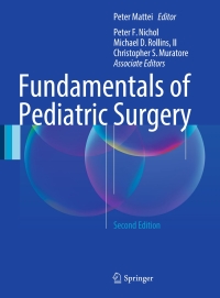 Imagen de portada: Fundamentals of Pediatric Surgery 2nd edition 9783319274416