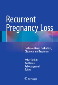 Imagen de portada: Recurrent Pregnancy Loss 9783319274508