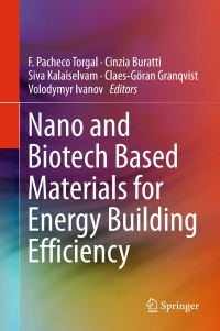 Titelbild: Nano and Biotech Based Materials for Energy Building Efficiency 9783319275031