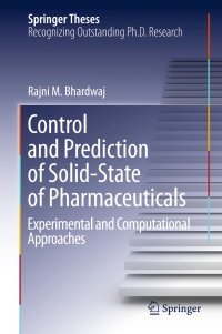 Cover image: Control and Prediction of Solid-State of Pharmaceuticals 9783319275543