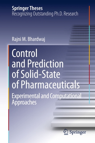 Imagen de portada: Control and Prediction of Solid-State of Pharmaceuticals 9783319275543