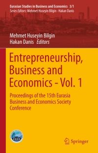 Imagen de portada: Entrepreneurship, Business and Economics - Vol. 1 9783319275697