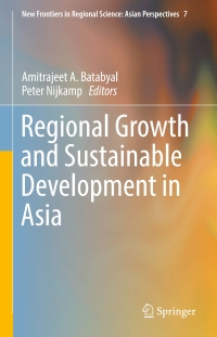 Cover image: Regional Growth and Sustainable Development in Asia 9783319275871
