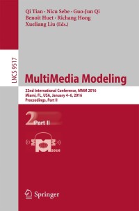 Cover image: MultiMedia Modeling 9783319276731