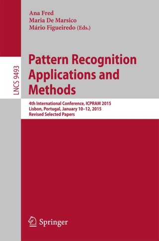 Cover image: Pattern Recognition: Applications and Methods 9783319276762
