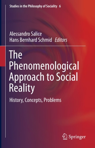 Cover image: The Phenomenological Approach to Social Reality 9783319276915