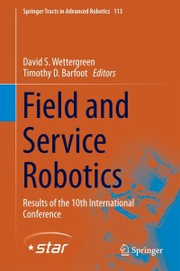 Cover image: Field and Service Robotics 9783319277004