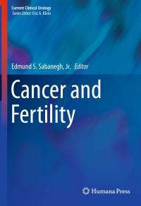 Cover image: Cancer and Fertility 9783319277097