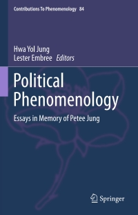 Cover image: Political Phenomenology 9783319277738