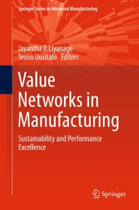 Omslagafbeelding: Value Networks in Manufacturing 9783319277974