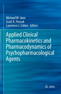Imagen de portada: Applied Clinical Pharmacokinetics and Pharmacodynamics of Psychopharmacological Agents 9783319278810