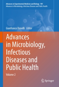 Imagen de portada: Advances in Microbiology, Infectious Diseases and Public Health 9783319279343