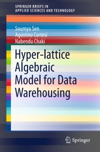 Cover image: Hyper-lattice Algebraic Model for Data Warehousing 9783319280424