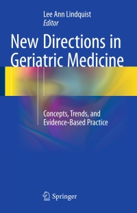 Titelbild: New Directions in Geriatric Medicine 9783319281353