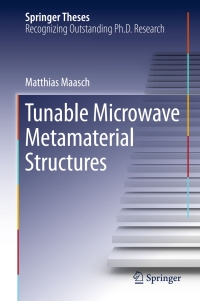 Cover image: Tunable Microwave Metamaterial Structures 9783319281780