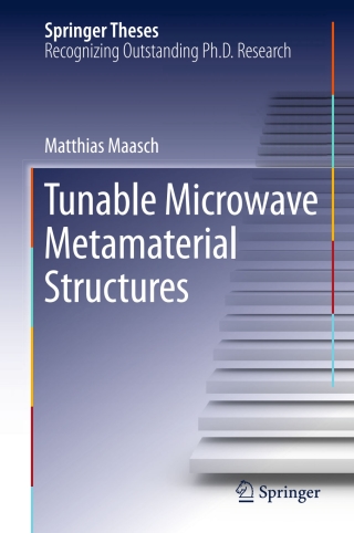 Cover image: Tunable Microwave Metamaterial Structures 9783319281780