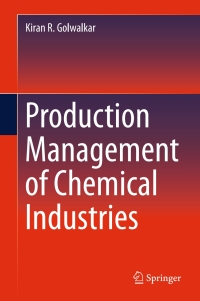 Titelbild: Production Management of Chemical Industries 9783319282510