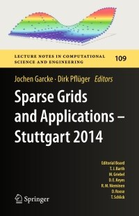 表紙画像: Sparse Grids and Applications - Stuttgart 2014 9783319282602