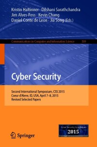 Cover image: Cyber Security 9783319283128