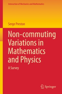 Cover image: Non-commuting Variations in Mathematics and Physics 9783319283210