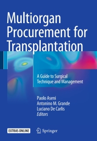 Titelbild: Multiorgan Procurement for Transplantation 9783319284149