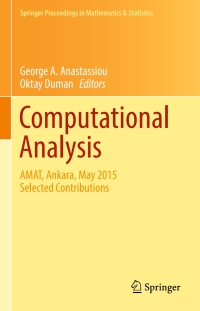 Imagen de portada: Computational Analysis 9783319284415