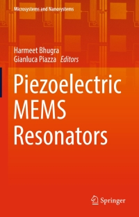 Cover image: Piezoelectric MEMS Resonators 9783319286860