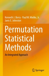 Imagen de portada: Permutation Statistical Methods 9783319287683