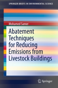 Omslagafbeelding: Abatement Techniques for Reducing Emissions from Livestock Buildings 9783319288376