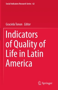 Cover image: Indicators of Quality of Life in Latin America 9783319288406