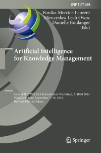 Cover image: Artificial Intelligence for Knowledge Management 9783319288673