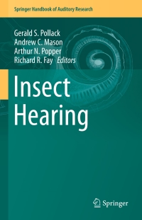 Cover image: Insect Hearing 9783319288888