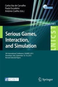 Cover image: Serious Games, Interaction, and Simulation 9783319290591