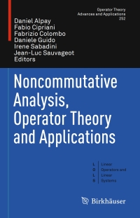 Cover image: Noncommutative Analysis, Operator Theory and Applications 9783319291147
